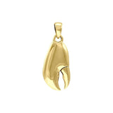 Lobster Claw Solid Gold Pendant GPD4408