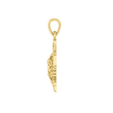 Sea Turtle Filigree Flower Pendant in 14k Gold GPD5139 - Jewelry