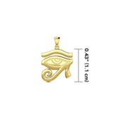 Beyond the symbolism of the Eye of Horus Solid Gold Pendant GPD5505 - Jewelry