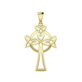 Celtic Cross Solid Gold Pendant GPD5638 - Jewelry