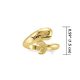 Whale Solid Gold Wrap Ring GRI1809 - Jewelry