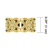 Viking Borre Knot Solid Gold Ring GRI573 - Jewelry