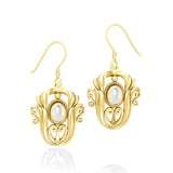 Tulip Gemstone Solid Gold Earrings GTE595 - Jewelry