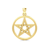 Solid Gold The Star Pendant GTP089