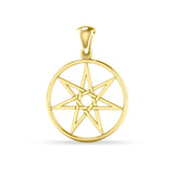 Fairy Elven Star Gold Pendant GTP1208