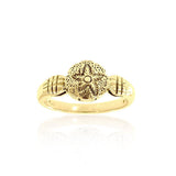 Sand Dollar Solid Gold Ring GTR3027 - Jewelry
