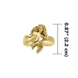 Mermaid Solid Gold Ring GTR3356 - Jewelry