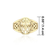 Tree of Life Solid Gold Ring GTR3688 - Jewelry