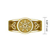 Elven Pentacle - a Ring of Magic and Enchantment Ring GTR3711