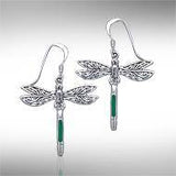 Dragonfly Silver Earrings JE183 - Jewelry
