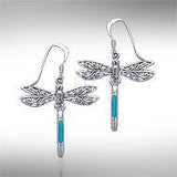 Dragonfly Silver Earrings JE183 - Jewelry