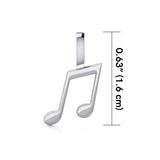 Music Notation Pendant LP056A - Jewelry