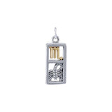 Scorpio Silver and Gold Charm MCM302 - Jewelry