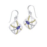 Contemporary Rope Design Earrings MER1254 - Jewelry
