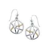 Contemporary with Rope Design Earrings MER1255 - Jewelry