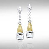 Blaque Square Earrings MER402 - Jewelry