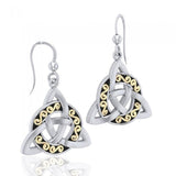Celtic Trinity Knot Earrings MER708 - Jewelry