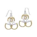 Stirrup and Horseshoe Earring MER929 - Jewelry