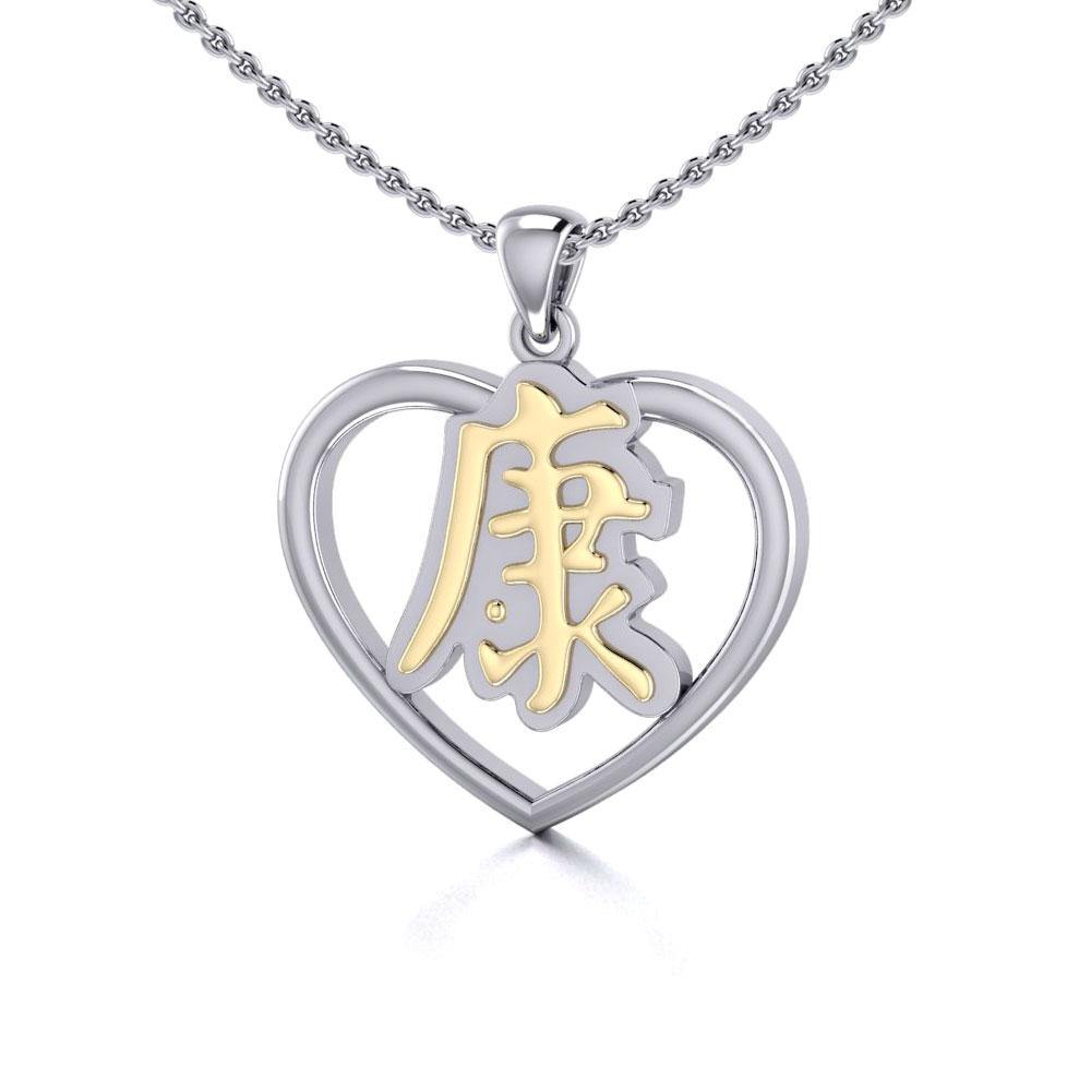 Health Feng Shui Heart Pendant MPD3778 - Jewelry