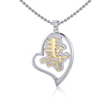 Longevity Feng Shui Heart Pendant MPD3783 - Jewelry