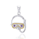 Memorable Sea Experience with a Dive Mask ~ Sterling Silver Pendant MPD694 - Jewelry
