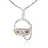 Memorable Sea Experience with a Dive Mask ~ Sterling Silver Pendant MPD694 - Jewelry