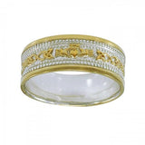 Gold Accent Celtic Claddagh MRI1318 - Jewelry