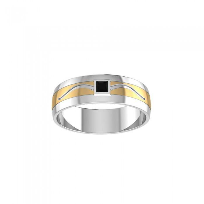 Blaque Rectangle Solitare Ring MRI471 - Jewelry