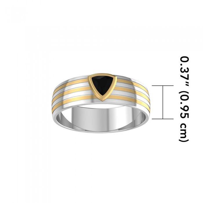 Blaque Triangle Solitare Ring MRI472 - Jewelry