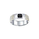 Blaque Rectangle Solitare Ring MRI479 - Jewelry