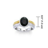 Blaque Oval Solitare Ring MRI481 - Jewelry