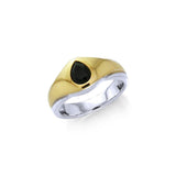 Blaque Teardrop Solitare Ring MRI484