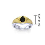 Blaque Teardrop Solitare Ring MRI484 - Jewelry