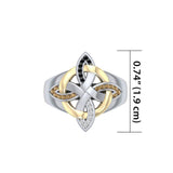 Celtic Four Point Knot Ring MRI656 - Jewelry