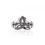 Braided Celtic Trinity Knot Ring MRI657 - Jewelry
