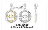 Chalice Well Healing Spell Silver, Yellow Gold and Pink Gold Pendant OPD4752 - Jewelry