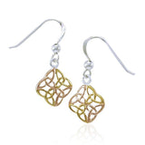 Celtic Knotwork Three Tone Earrings OTE462