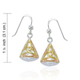 Celtic Triquetra Filigree Earrings OTE683 - Jewelry