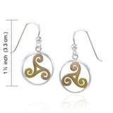 Celtic Triskele Earrings OTE854 - Jewelry