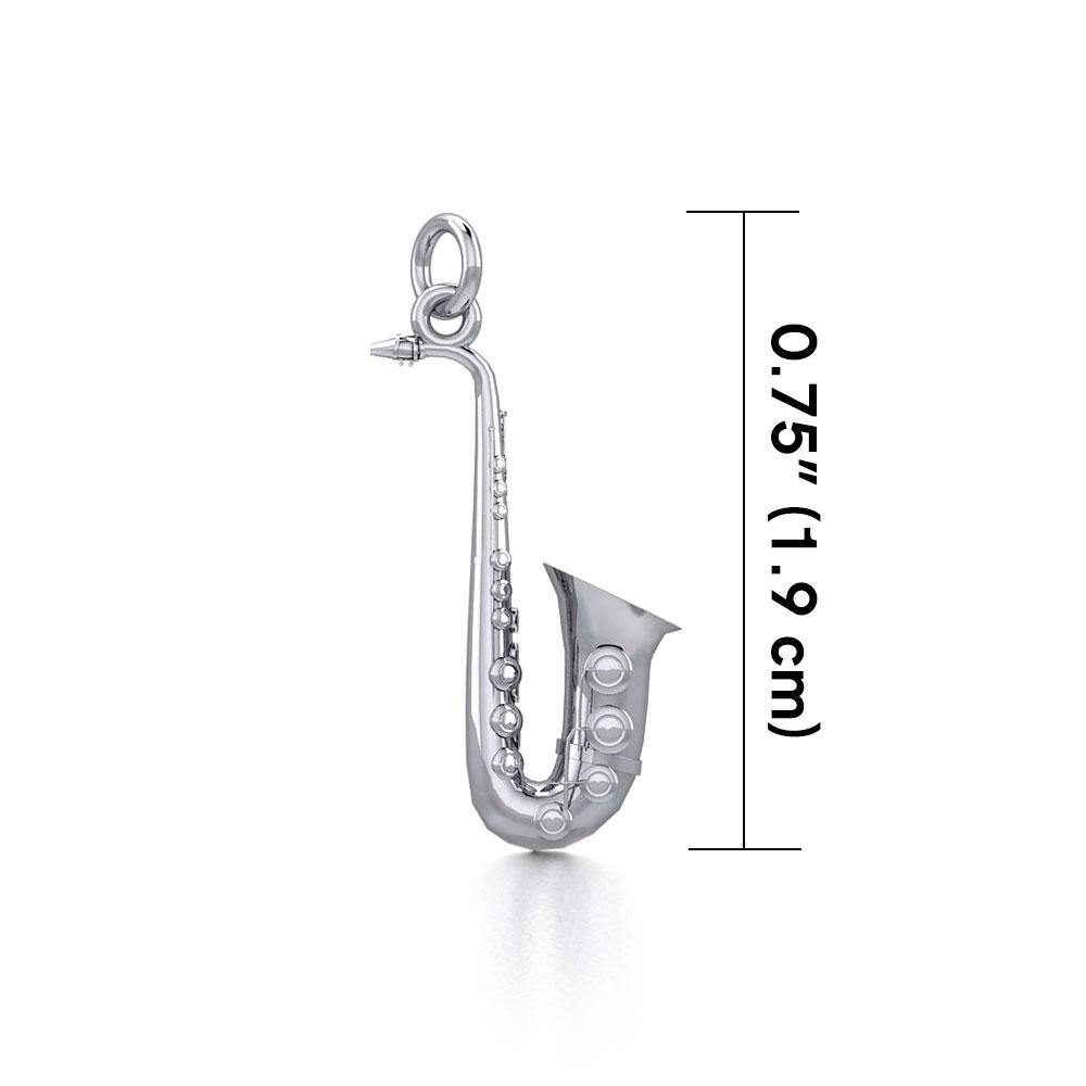 Saxophone Silver Charm SC517 - Jewelry