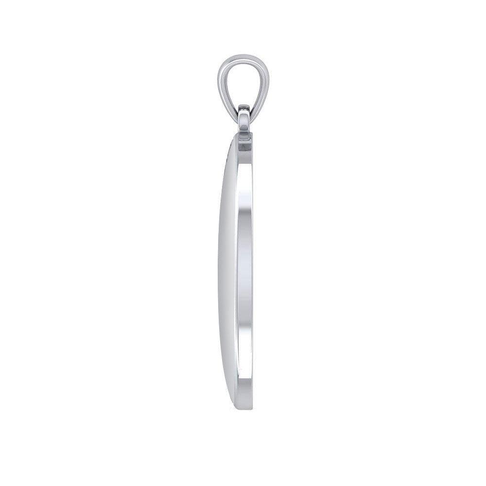 Sigil of the Archangel Zadkiel Small Sterling Silver Pendant TPD6016