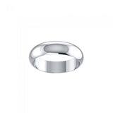 Smooth Silver Wedding Band SM158 - Jewelry