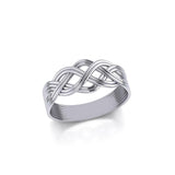 Banded Celtic Knotwork Ring SM226 - Jewelry