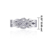 Banded Celtic Knotwork Ring SM226 - Jewelry