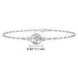 Om Meditation Anklet TAL053 - Jewelry