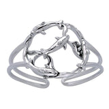 Dolphin Pod Sterling Silver cuff Bracelet TBA130 - Jewelry
