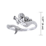 Mermaid Gemstone Cuff Bracelet TBA189 - Jewelry