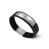 Words That Matter Leather bracelet with Magnetic Lock TBA208