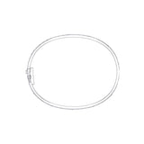 Large Silver Solid Celtic Knot Bangle with open lock TBA215 - Jewelry