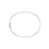 Large Silver Hollow Celtic Knot Bangle with open lock TBA216 - Jewelry